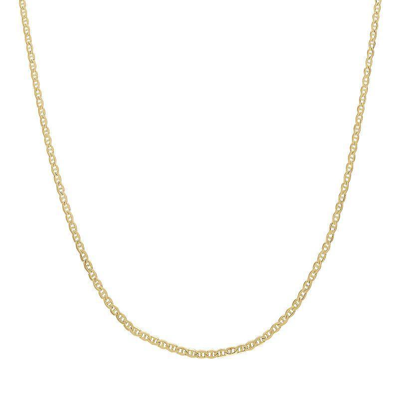 Jordan Blue 14k Gold Mariner Pendant Necklace, Womens Product Image