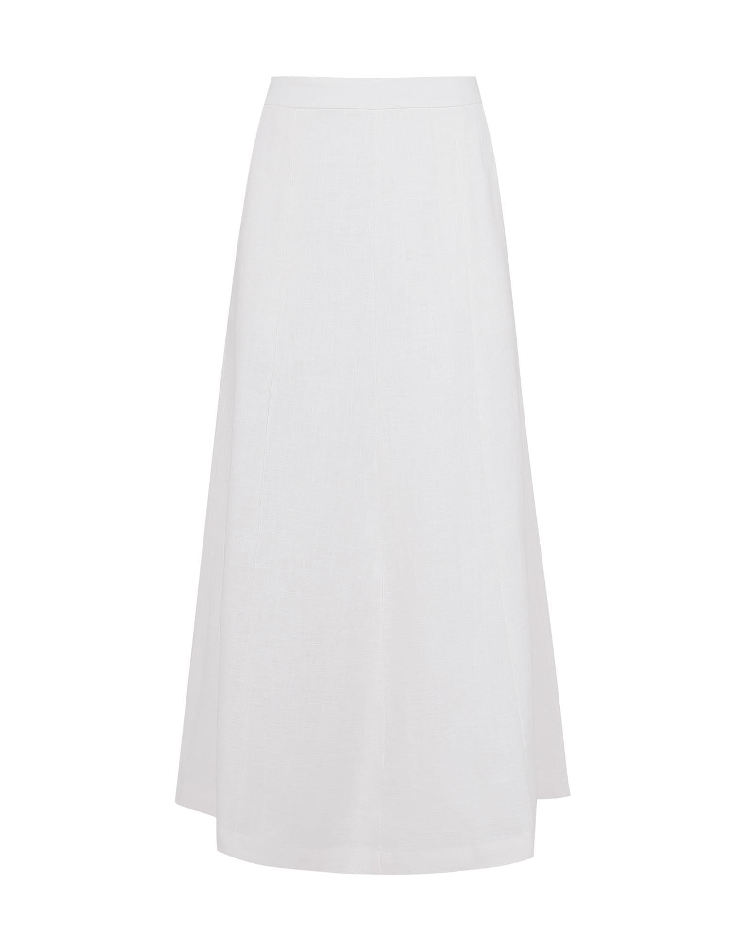 Tiana Long Skirt - Off White Product Image