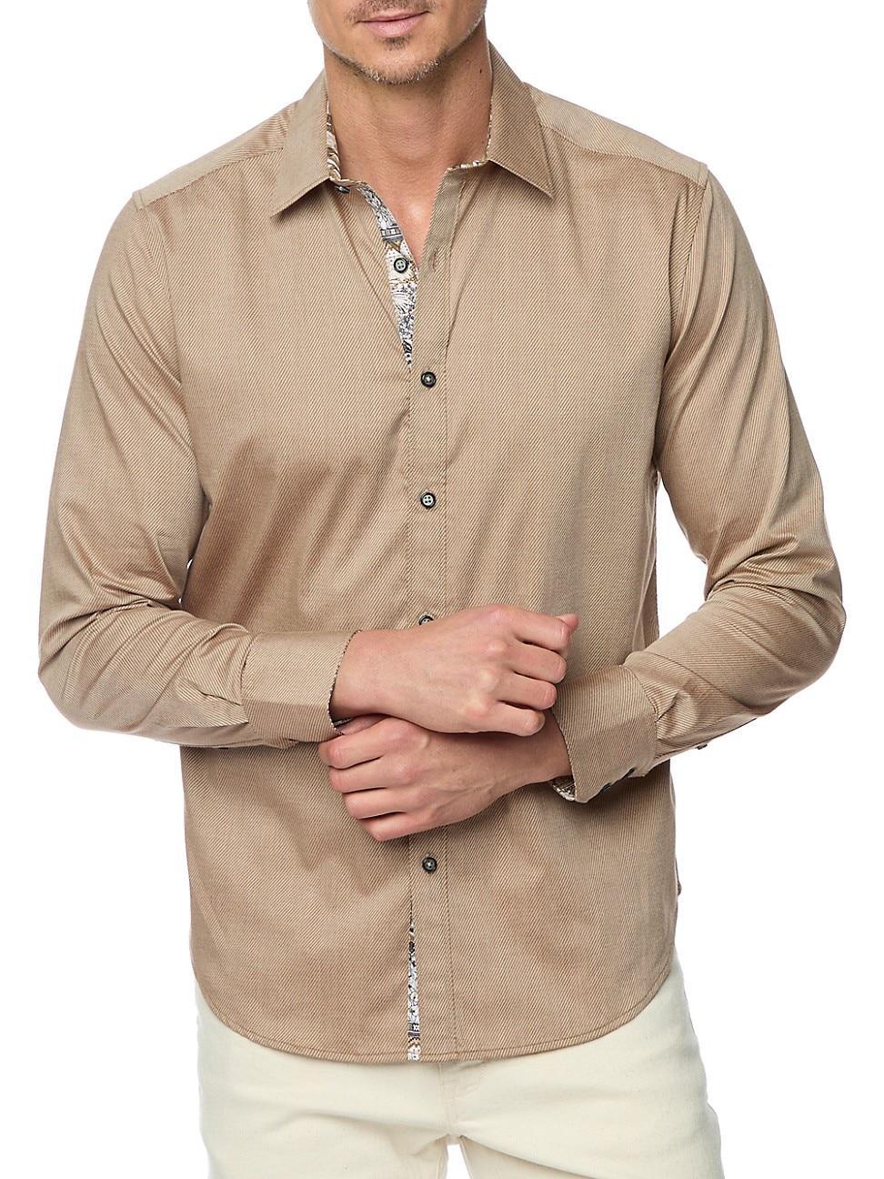 Mens Wayfarer Cotton-Blend Button-Front Shirt Product Image