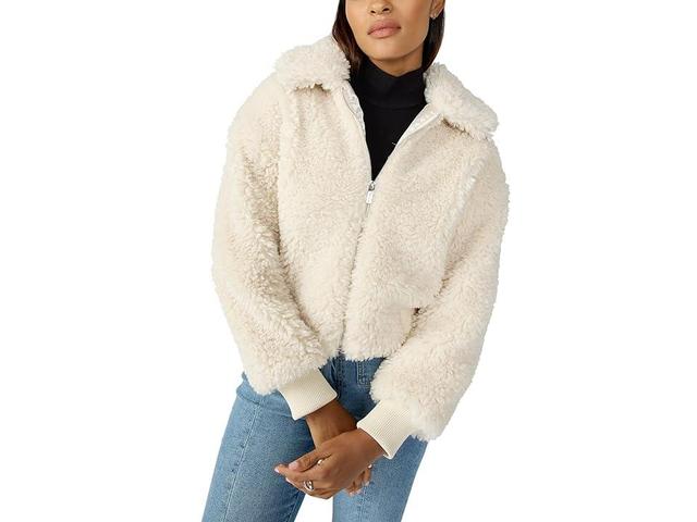 Sanctuary Womens Tori Faux-Fur Long-Sleeve Jacket Product Image