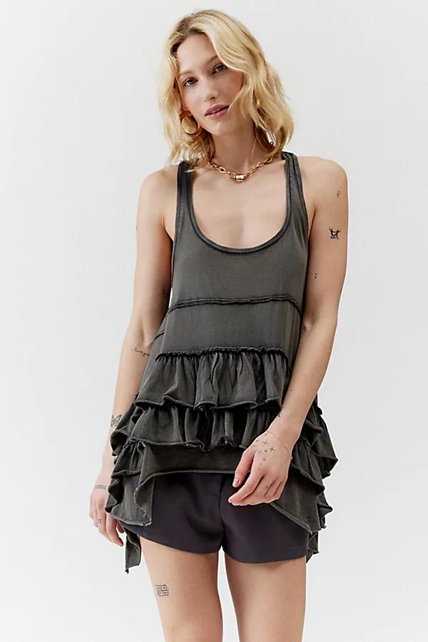 Kimchi Blue Lea Racerback Tunic Tank Top Womens at Urban Outfitters Product Image