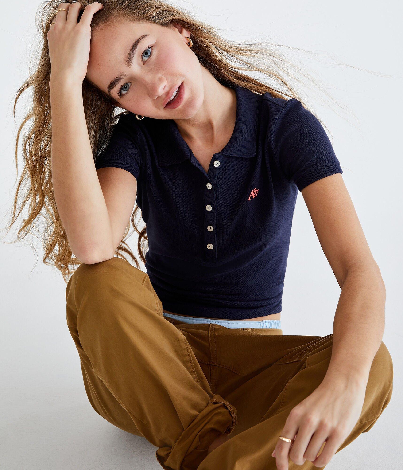 GirlsTopsPolosA87 Piqué Polo Product Image