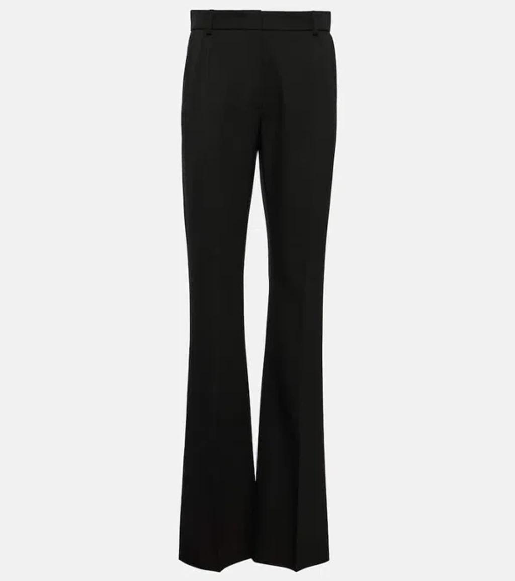 VALENTINO Virgin Wool Straight Pants In Black product image