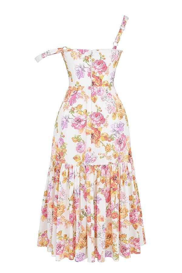 Elia Ivory Floral Midi Sundress Product Image