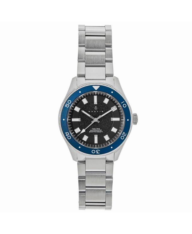 Nautis Men Holiss Automatic Stainless Steel Strap Watch - Blue - Blue Product Image