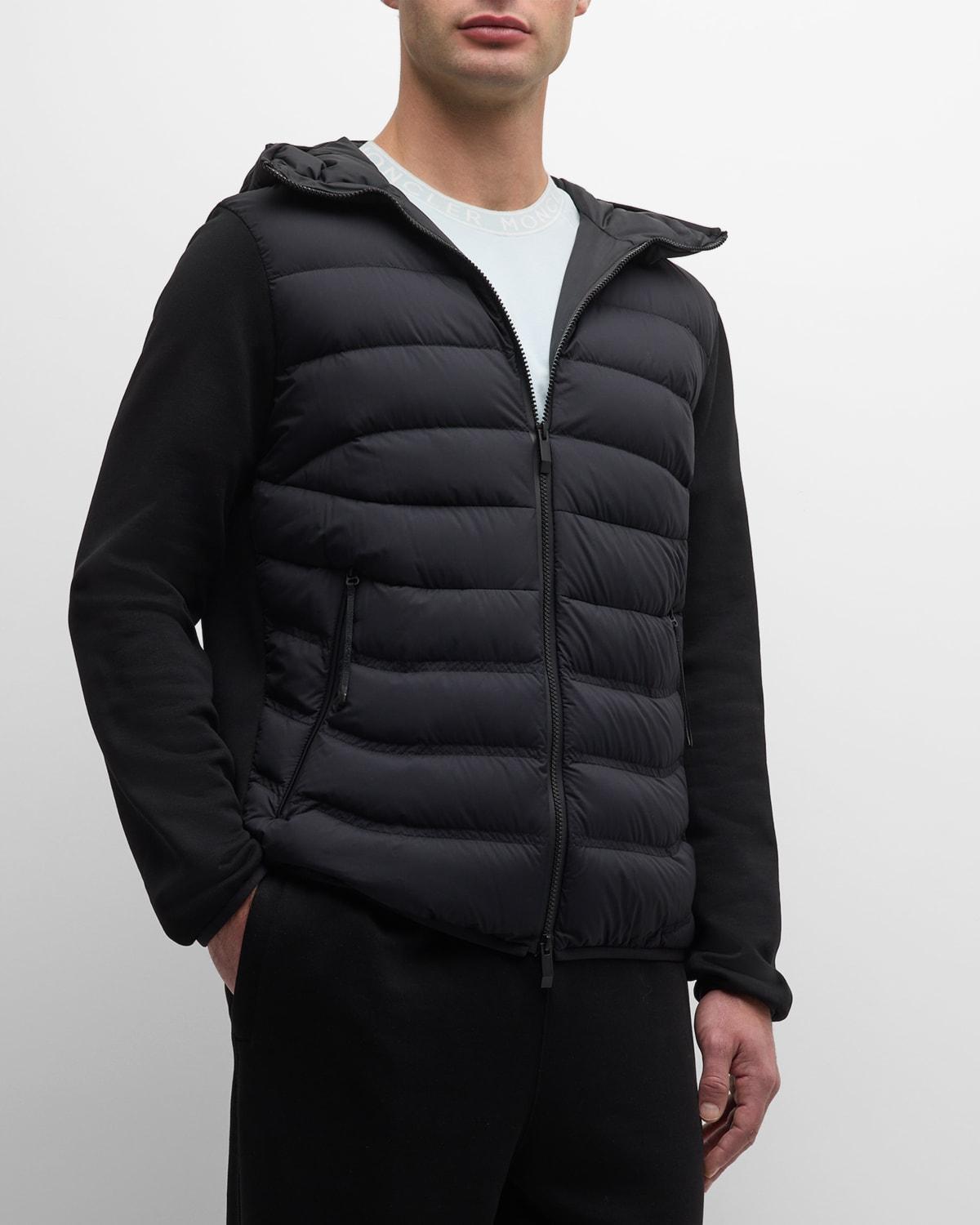 Mens Down Knit Combo Jacket Product Image