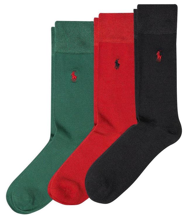 Polo Ralph Lauren Super Soft Dress Socks 3-Pack Product Image