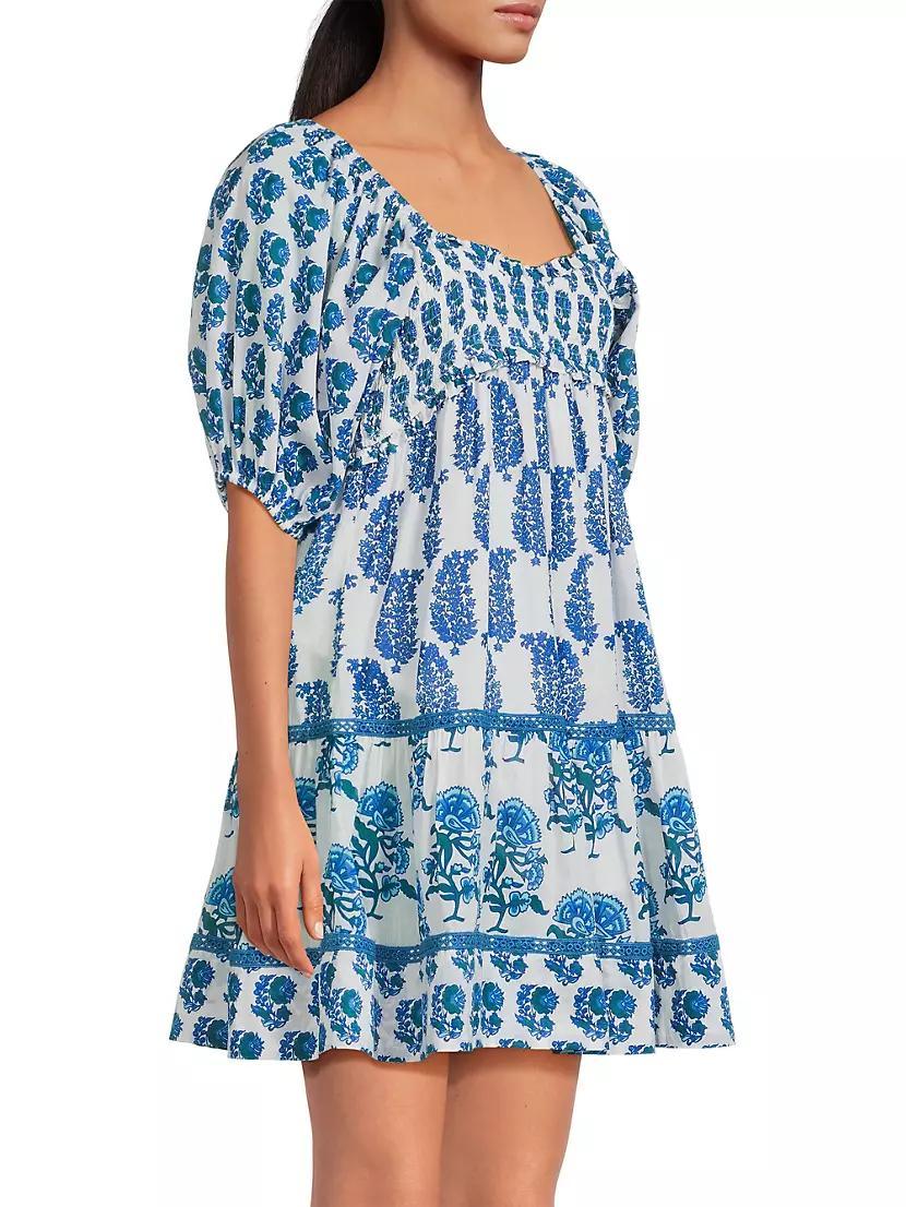 Tamara Printed Cotton Minidress Product Image