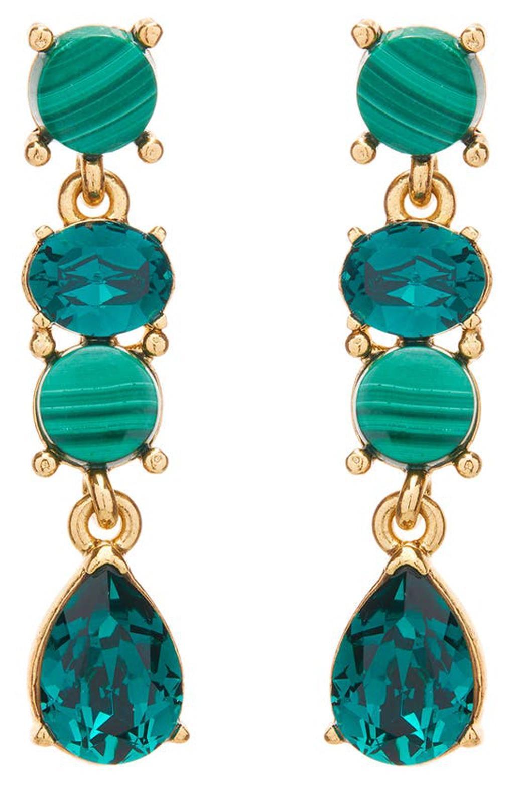 Malachite Drop Earrings Product Image