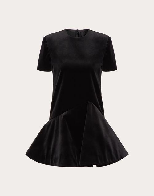 SHORT VELVET DRESS  Product Image