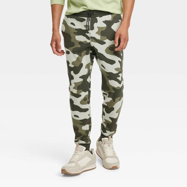 Mens Camo Print Cotton Fleece Joggers - All in Motion Product Image