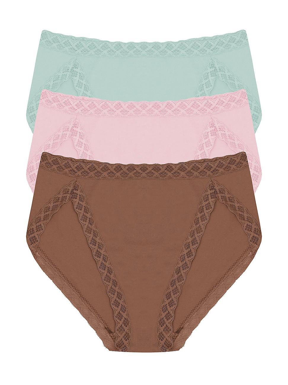 Womens Bliss Cotton French Cut Brief 3 Pack Product Image