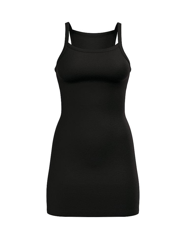 Luxe Ribbed Modal Mini Slip Dress Product Image