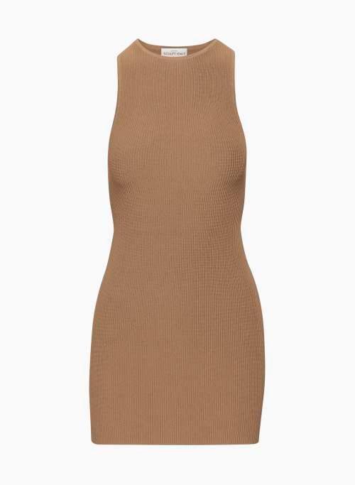 sculpt knit racer mini dress Product Image