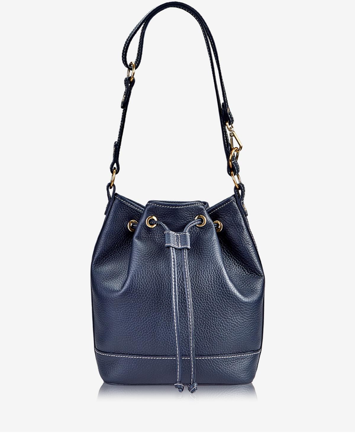 Womens Cassie Leather Bucket Bag Product Image