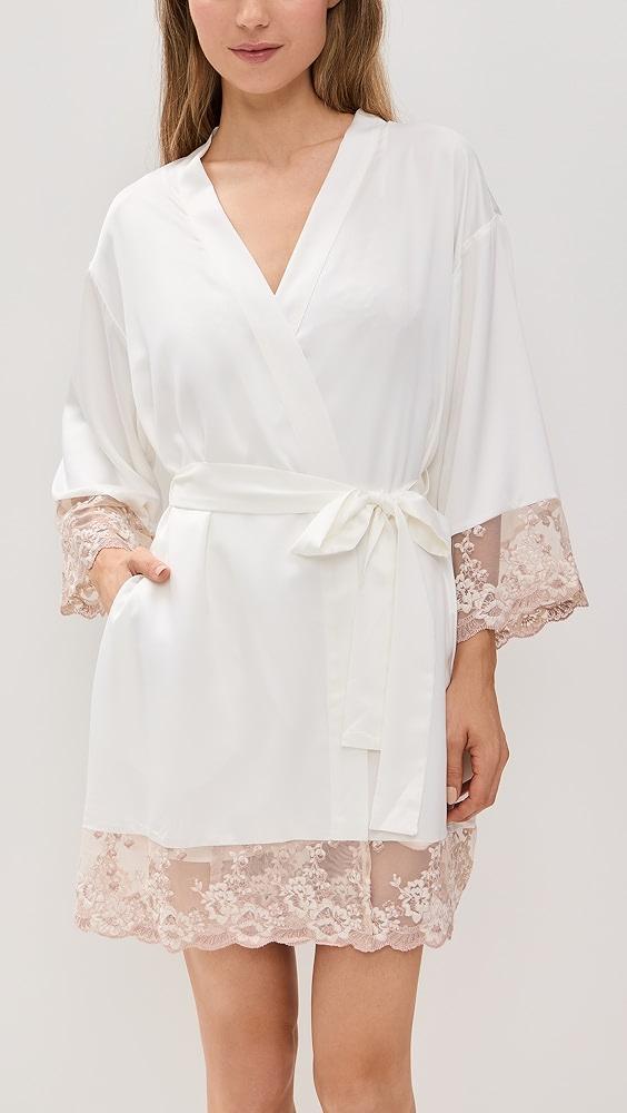 Flora Nikrooz Rosa Charmeuse Kimono | Shopbop Product Image