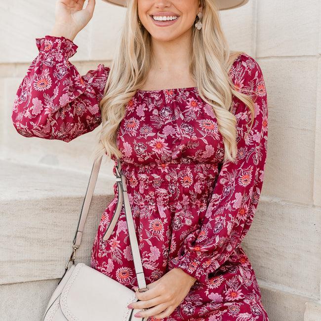 Dime A Dozen Paisley Satin Off The Shoulder Romper FINAL SALE Product Image