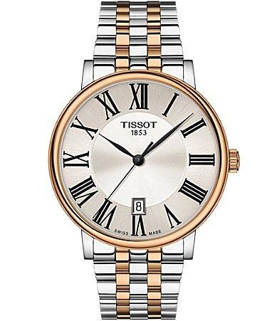 Tissot Mens Carson Premium Two Tone Bracelet Watch Product Image