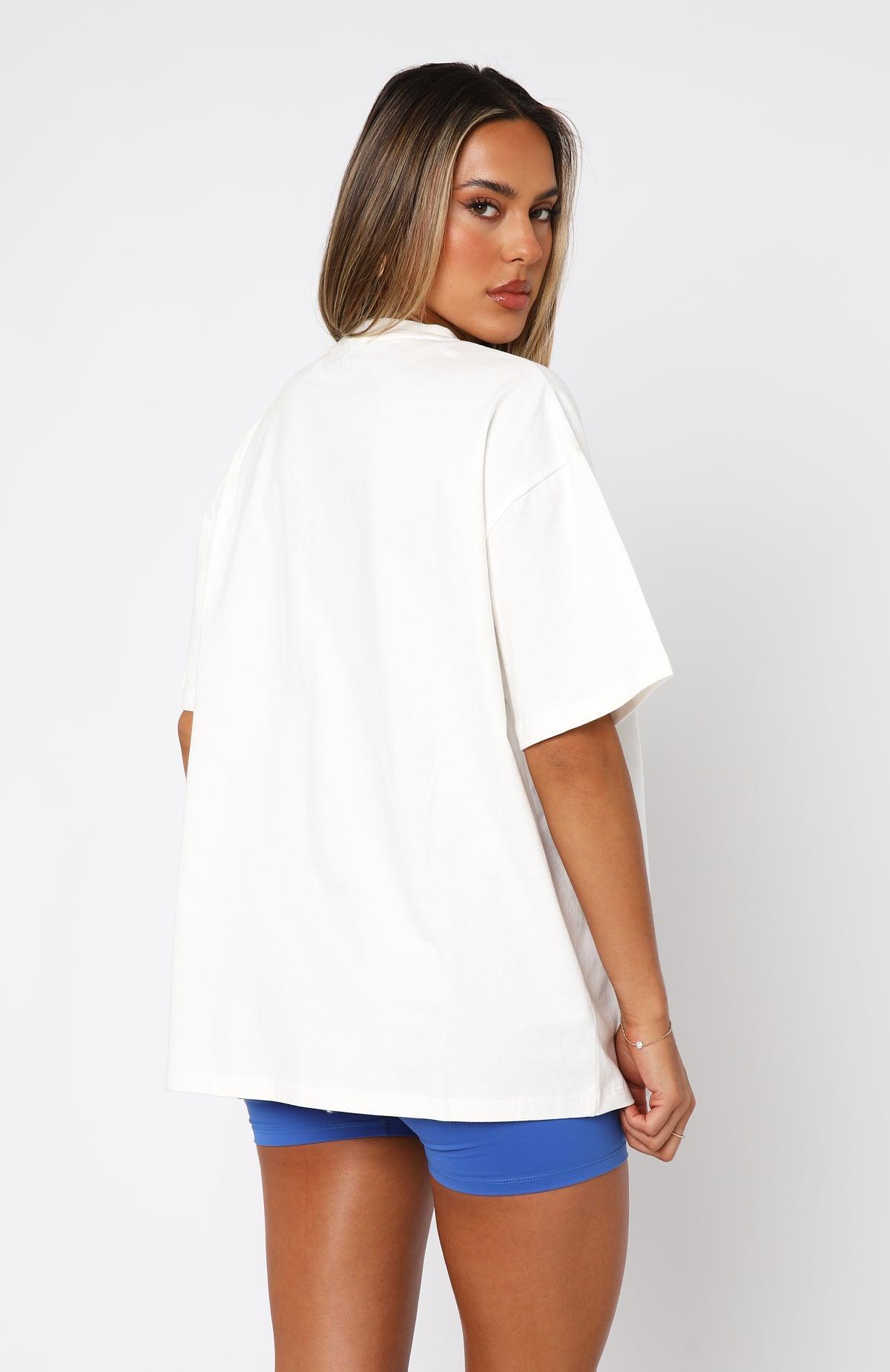 Gives You Lemons Oversized Tee White Product Image