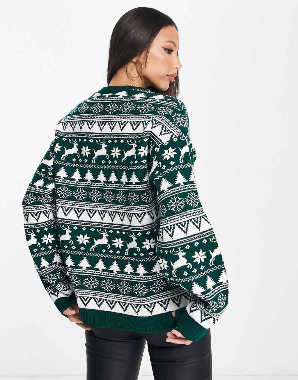 ASOS DESIGN Tall Christmas sweater Product Image