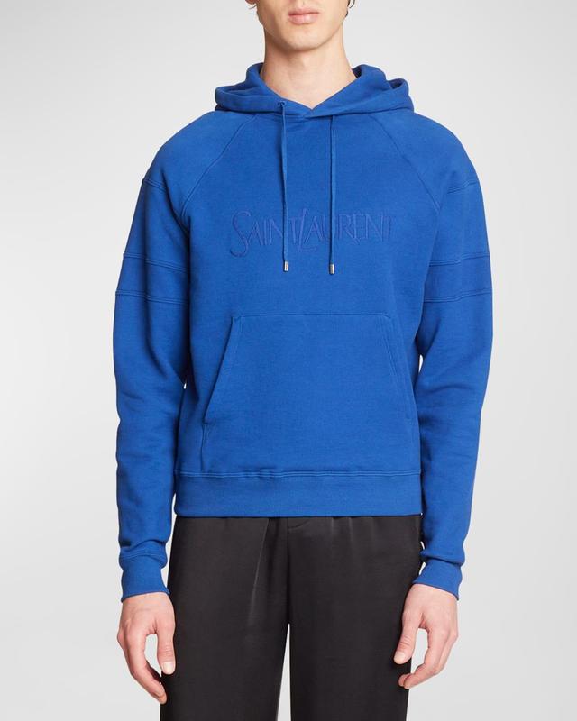 Saint Laurent Colorblock Cotton Hoodie Product Image