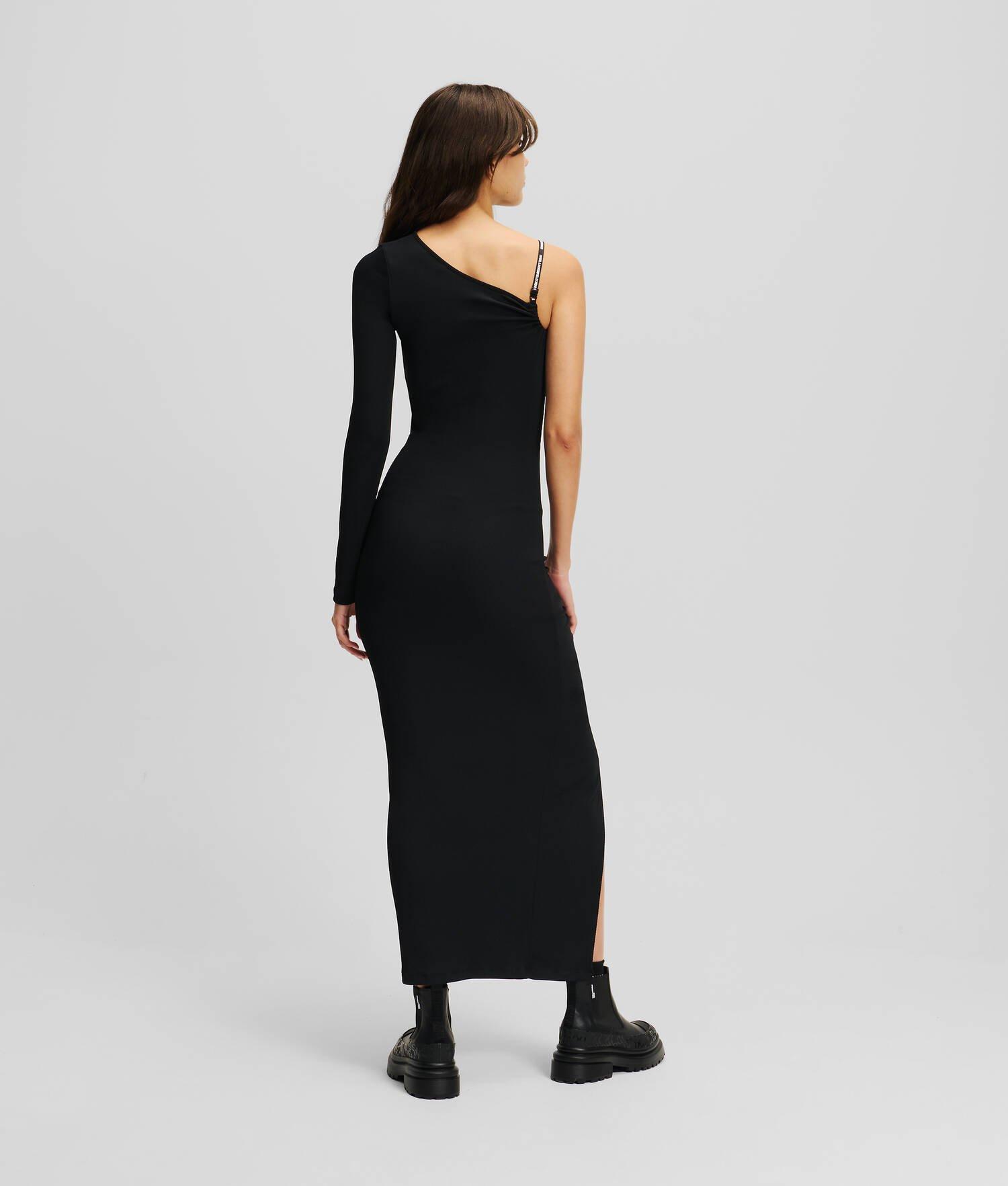 KLJ ASYMMETRIC RUCHED MAXI DRESS Product Image