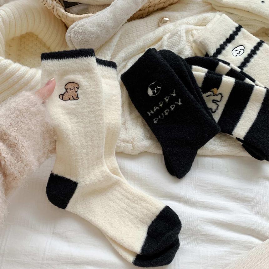 Embroidered Socks Product Image