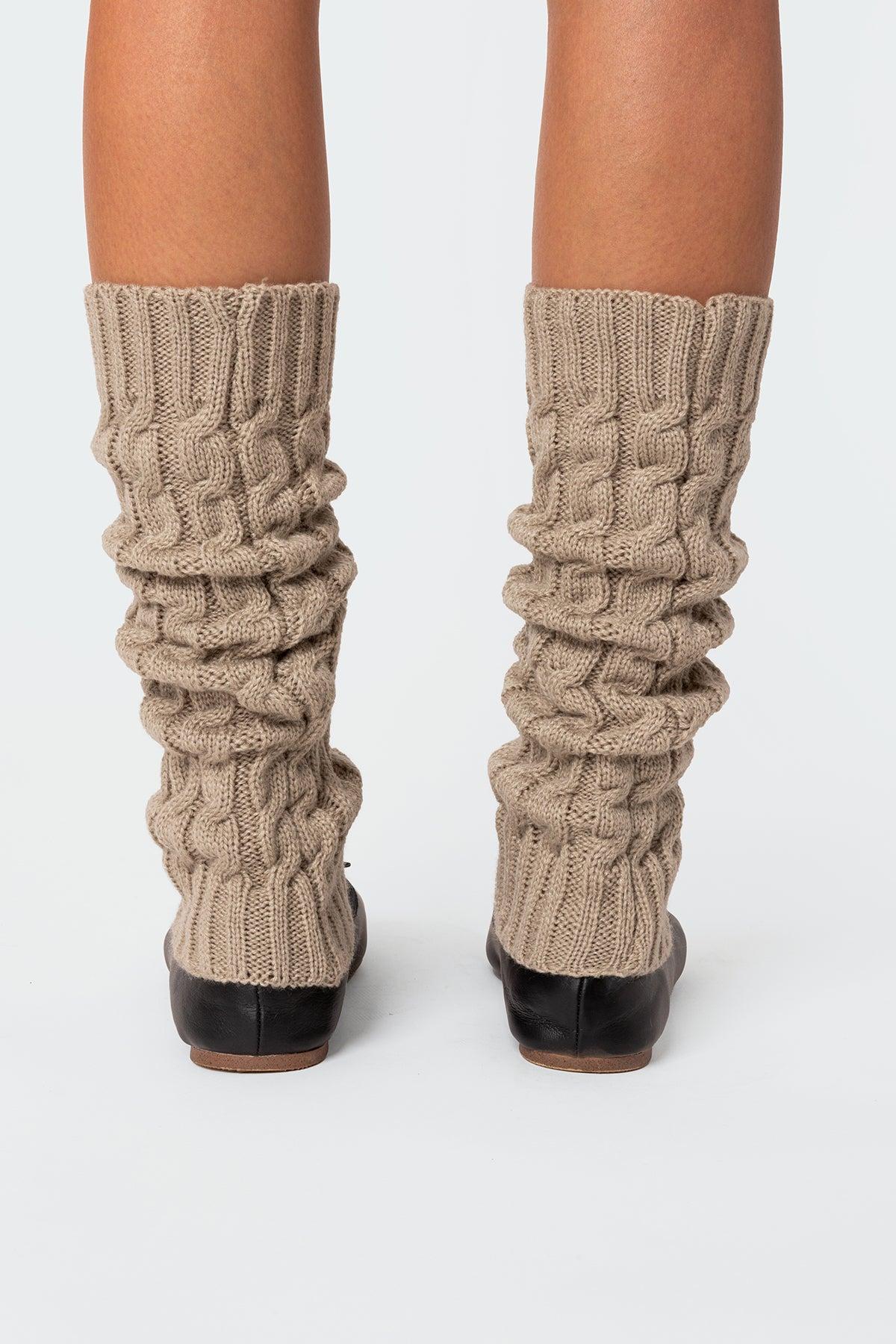 Cable Knit Leg Warmers Product Image