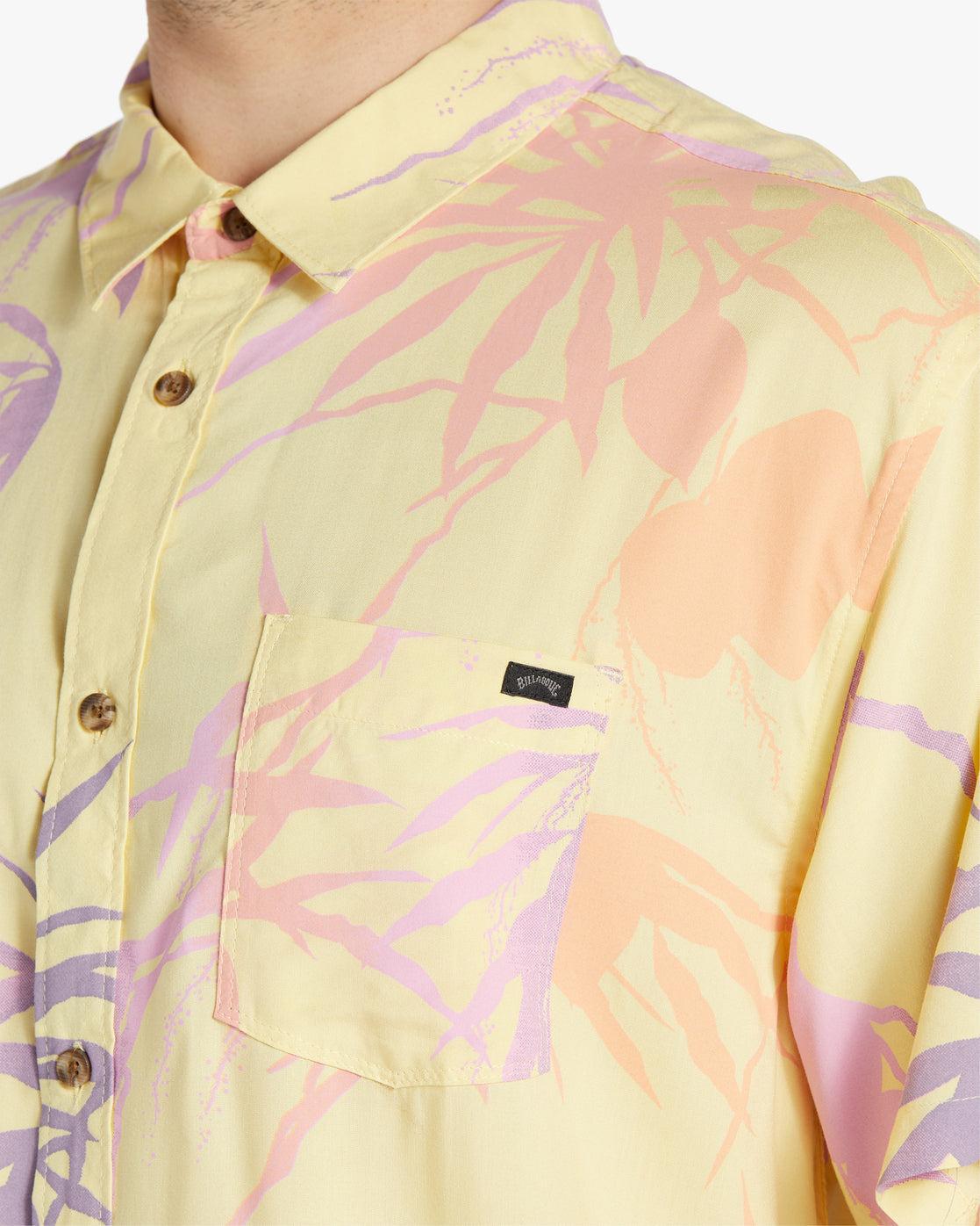 Sundays Short Sleeve Shirt - Lemon Male Product Image