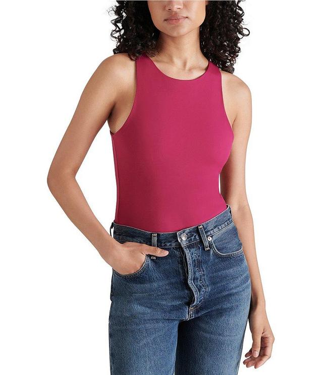 Steve Madden Nico Knit Crew Neck Sleeveless Bodysuit Product Image