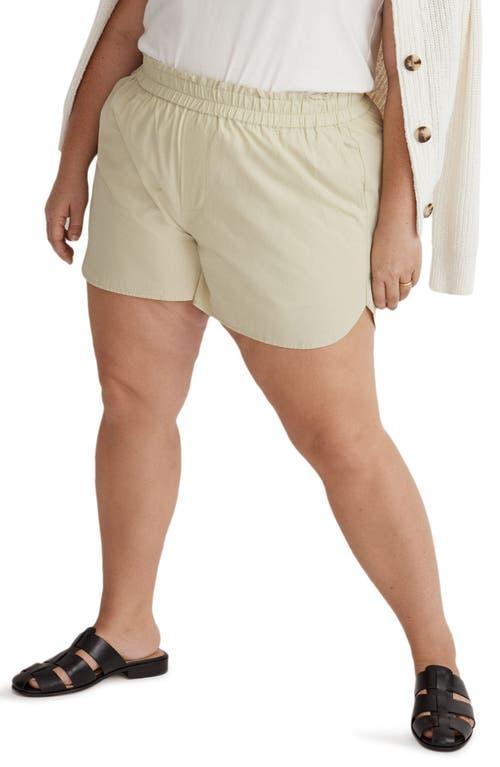 Madewell Signature Poplin Pull-On Shorts Product Image