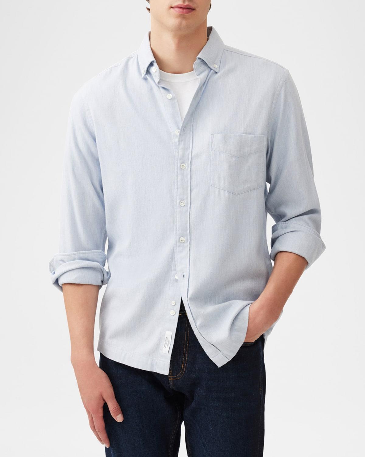 Mens Barrhill Cotton-Blend Sport Shirt Product Image