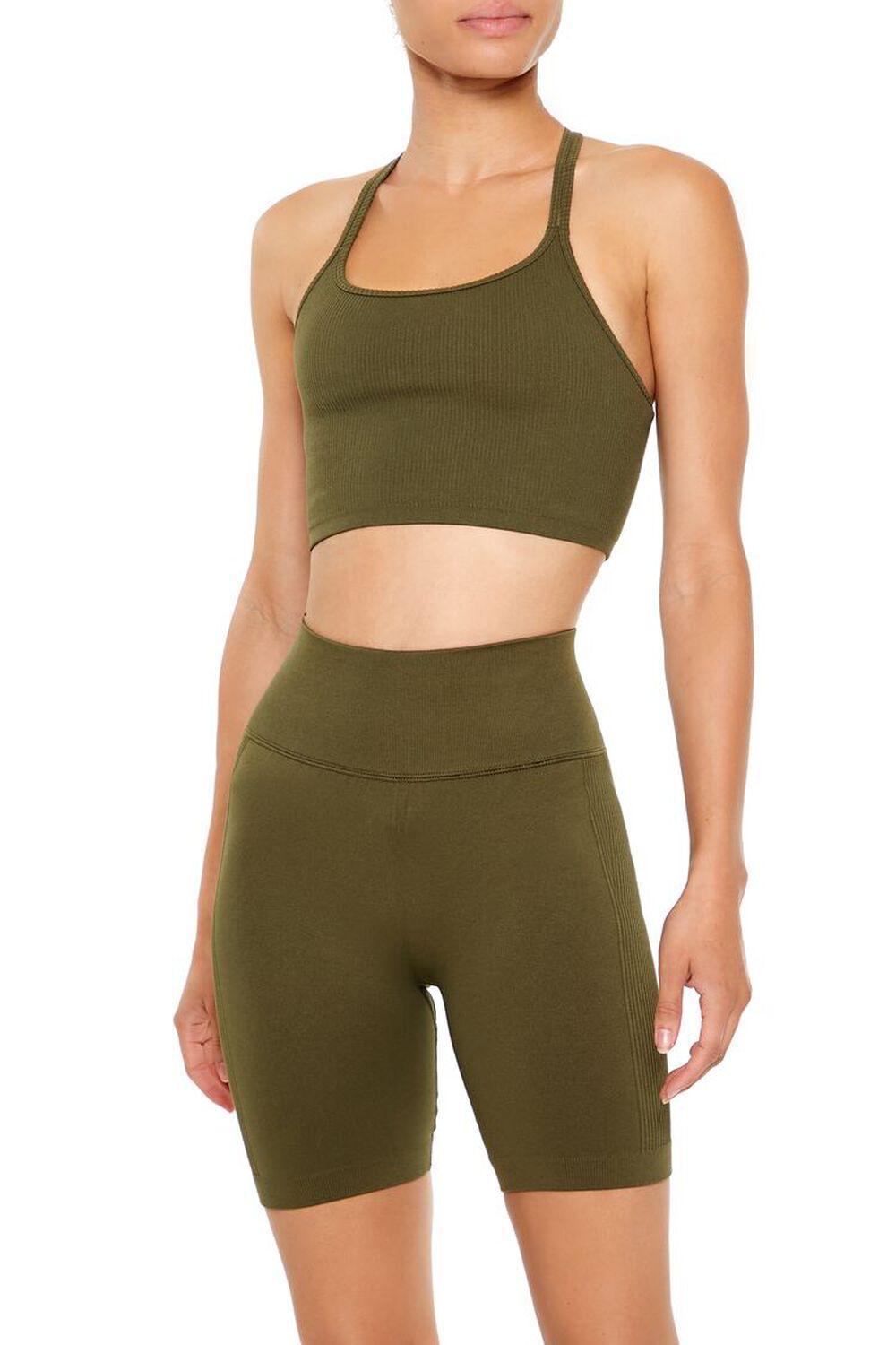 Seamless Strappy Sports Bra | Forever 21 product image