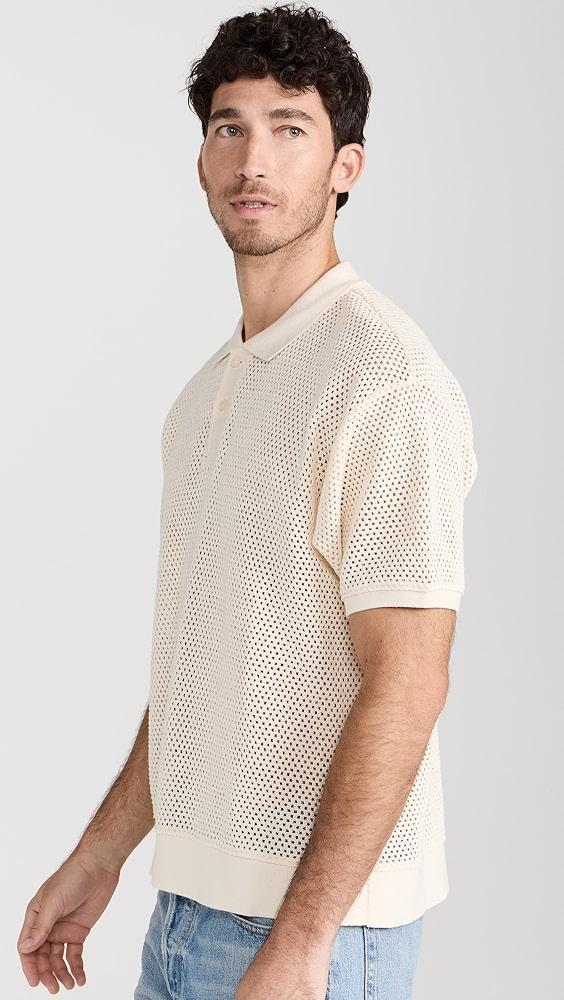 Obey Duke Mesh Polo | Shopbop Product Image