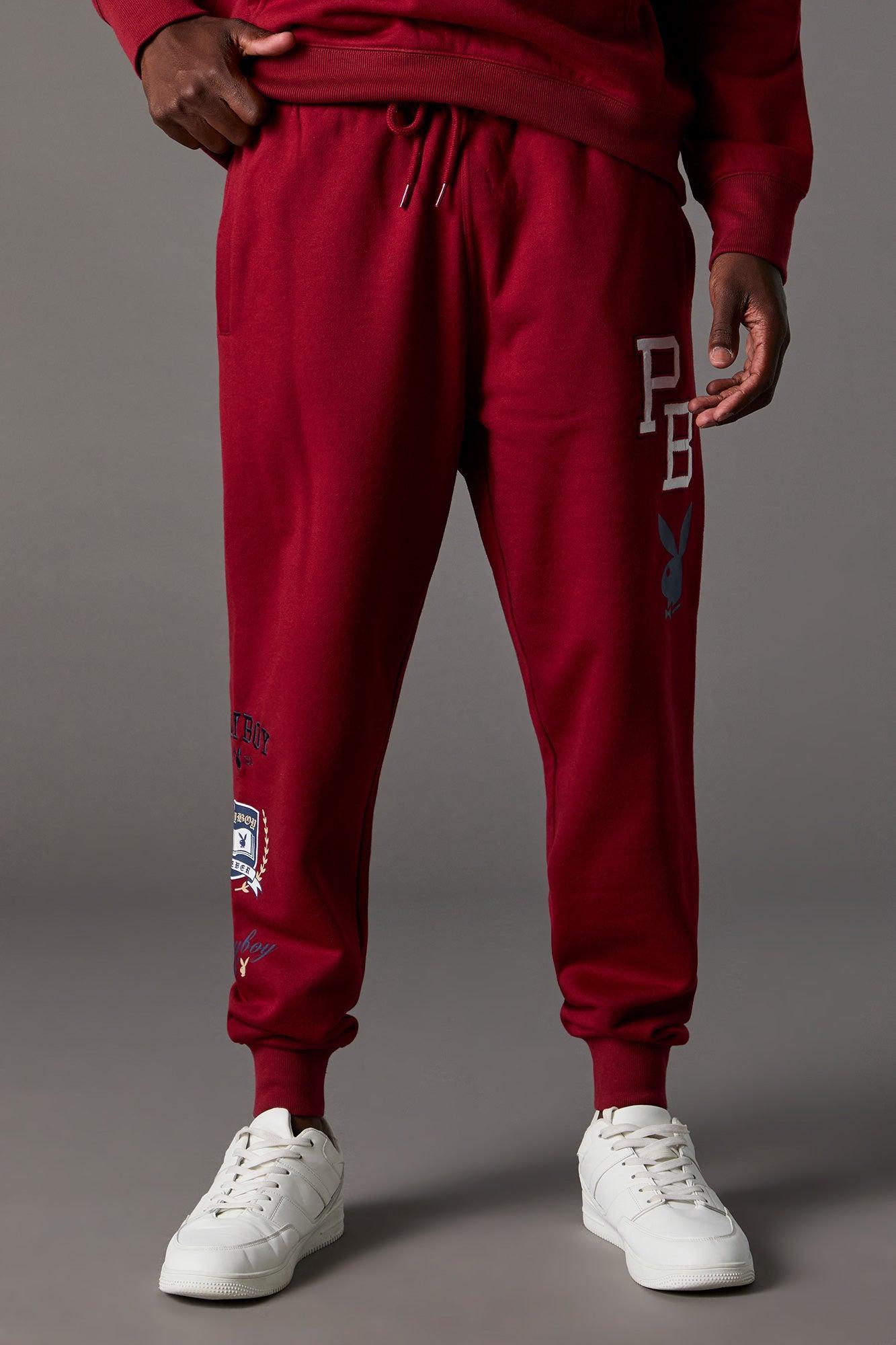 Playboy Embroidered Fleece Jogger Male Product Image