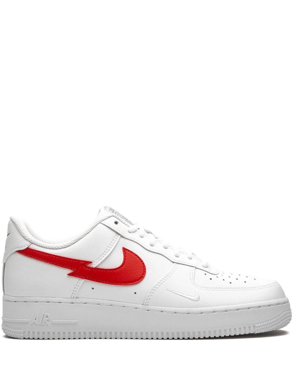 Air Force 1 '07 Low "team Red" Sneakers In White Product Image