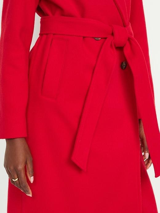 Oversized Belted Coat Product Image