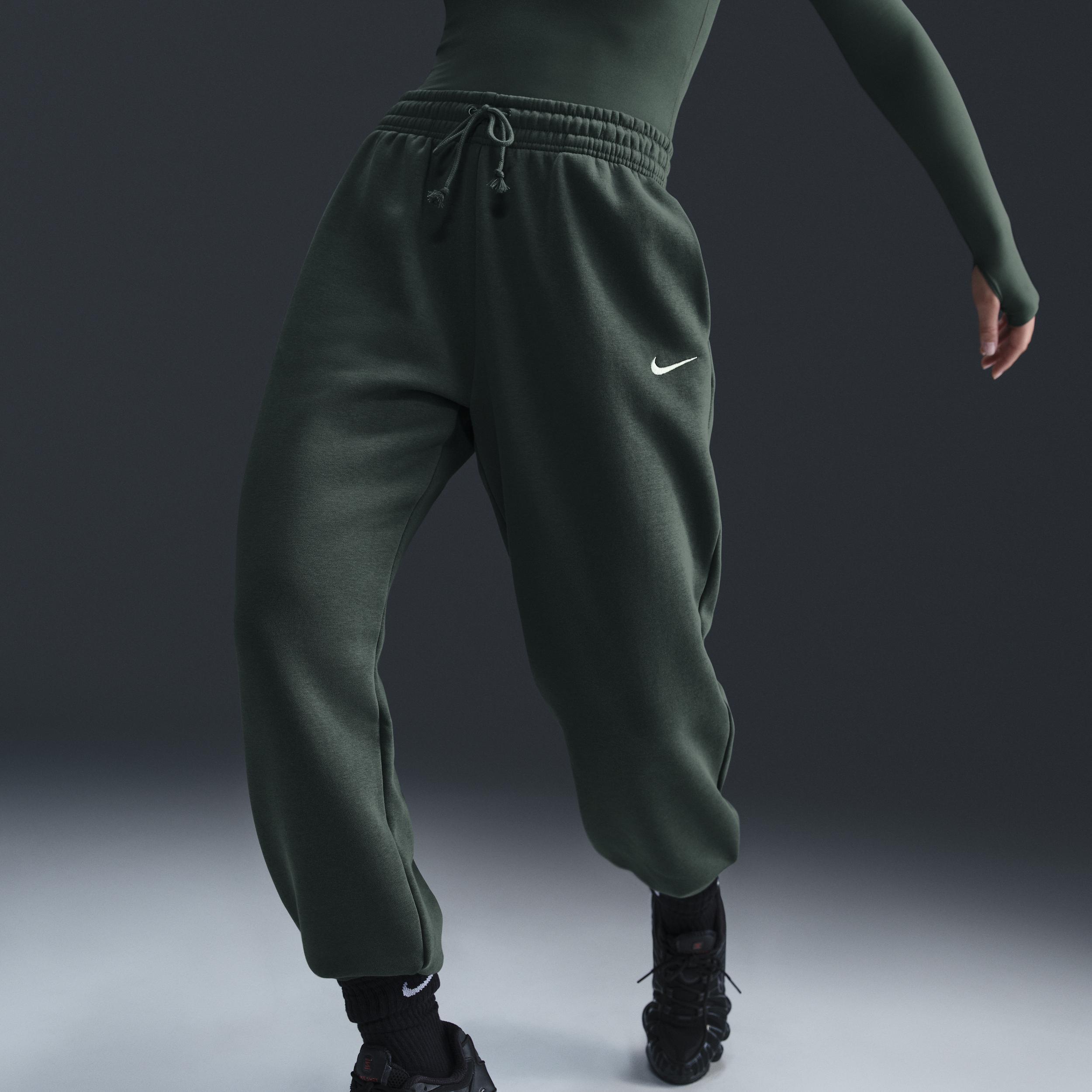 Womens Nike Sportswear Phoenix Fleece High-Waisted Oversized Sweatpants Product Image