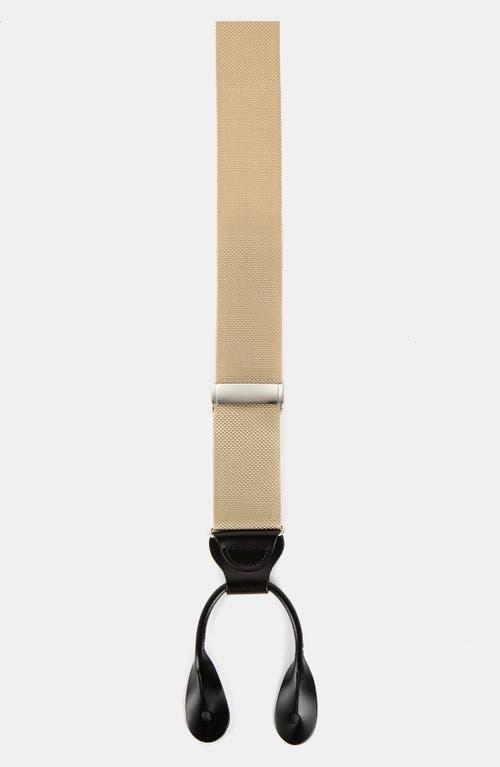 Trafalgar Mens Hudson Solid Button End Suspenders Product Image