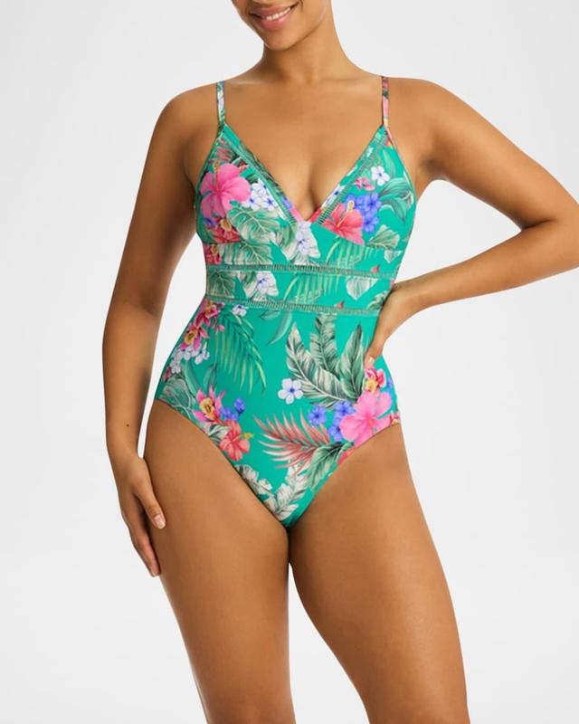 Pacifico Spliced Tri One-Piece Swimsuit Product Image