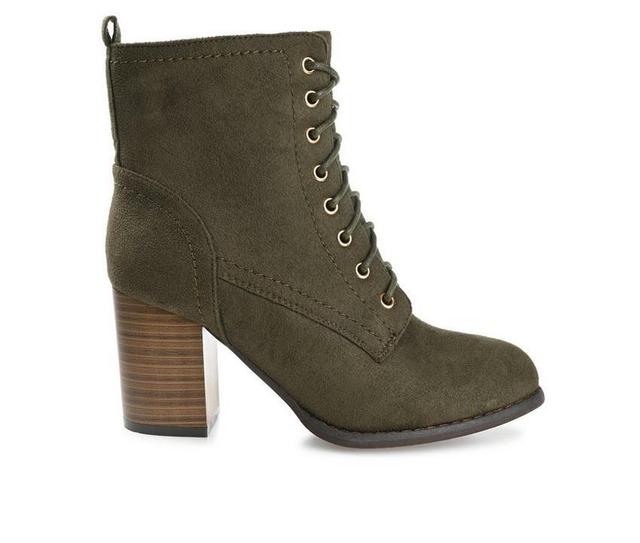 Women's Journee Collection Baylor Lace-Up Booties Product Image