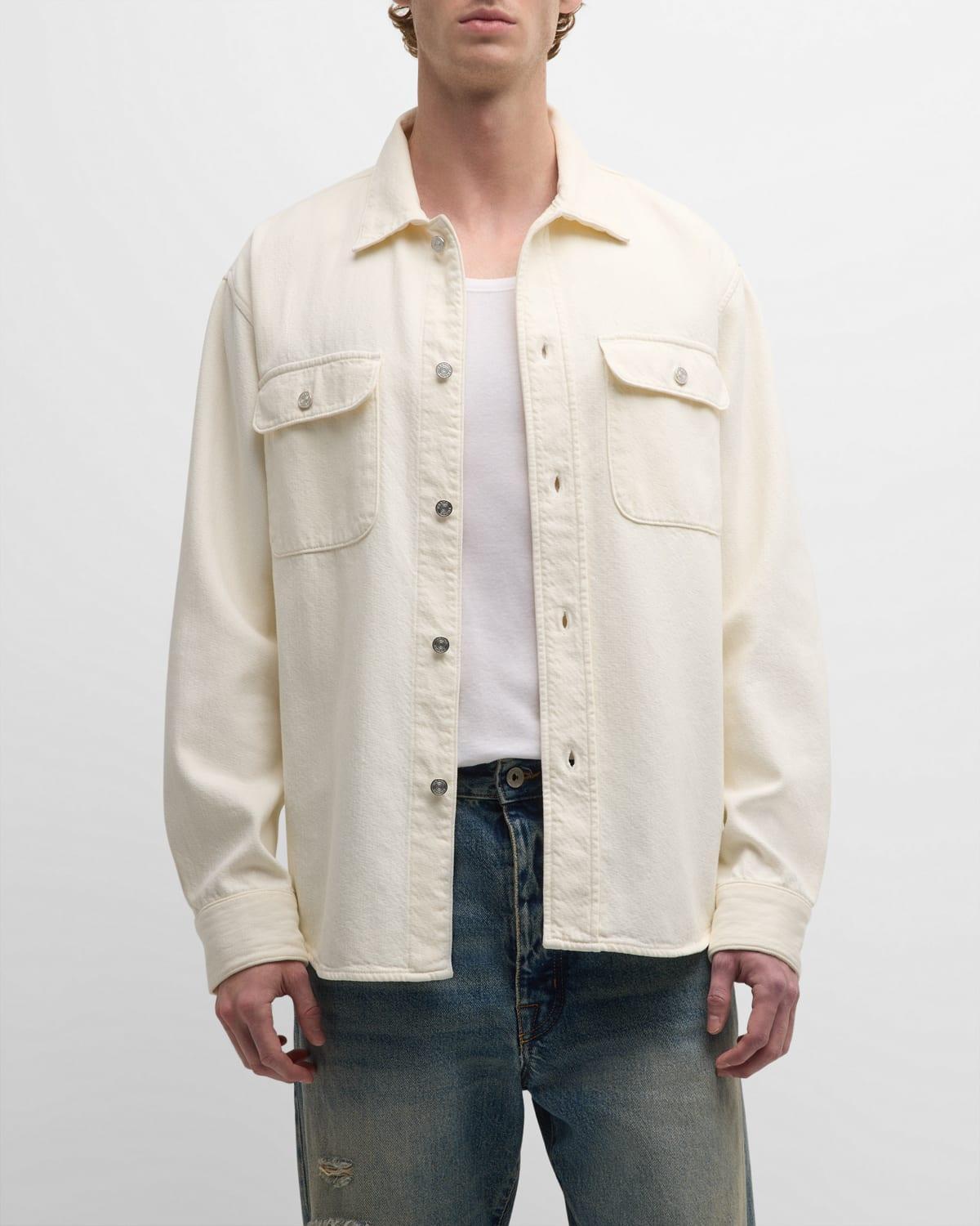 Mens Cotton Terry Overshirt Product Image