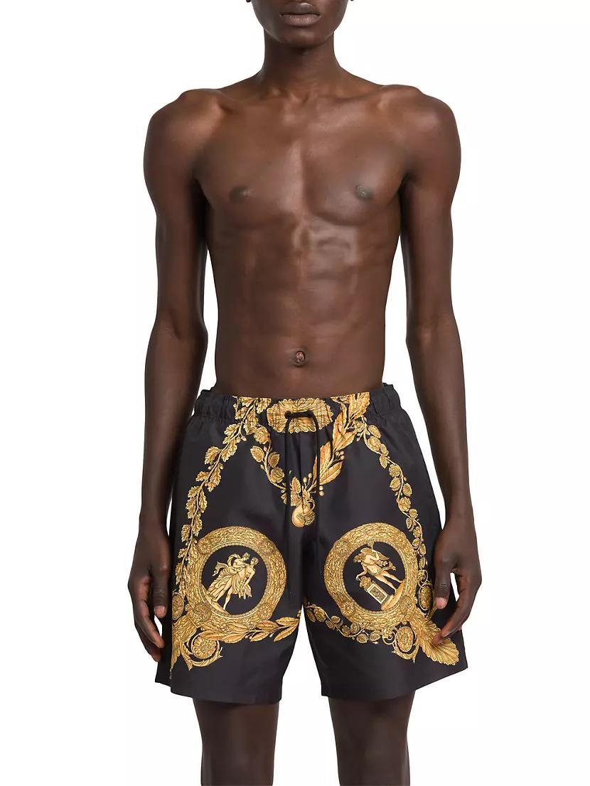 Baroque Print Swim Shorts Product Image