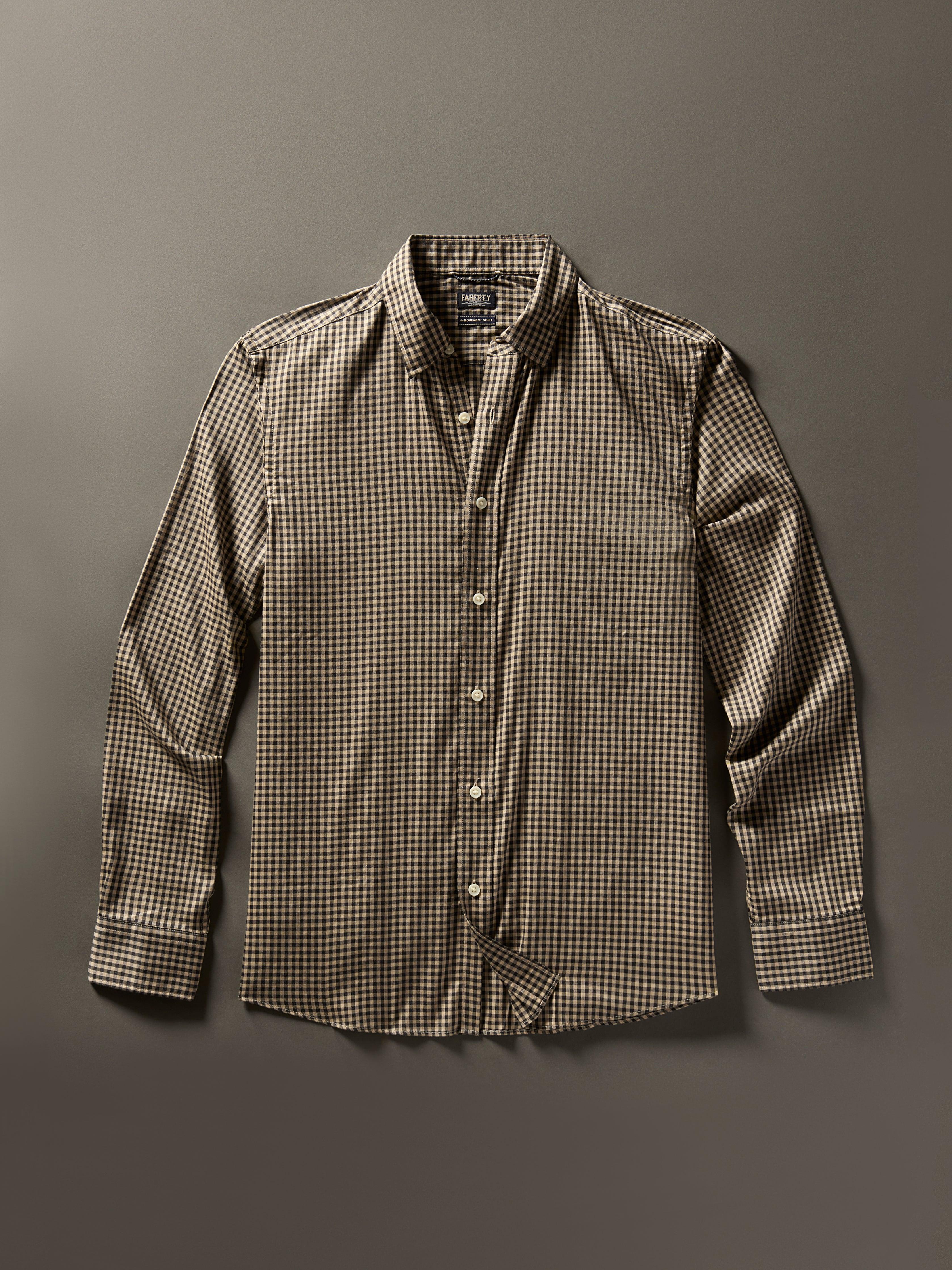 Movement™ Shirt - Charcoal Tan Gingham Male Product Image