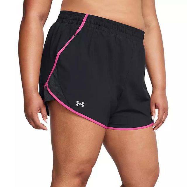 Plus Size Under Armour Fly-By Shorts, Womens Product Image