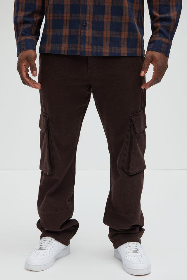 Daniel Straight Cargo Pants - Brown Product Image