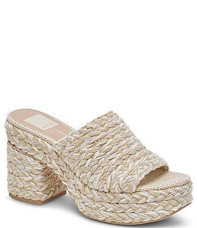 Dolce Vita Lady Platform Woven Sandals Product Image