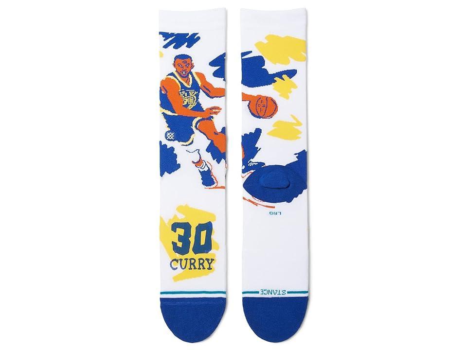 Stance Paint Curry Crew Cut Socks Shoes Product Image