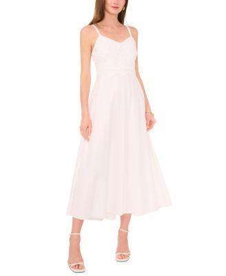 Women's Lace Bodice V-Neck Maxi Dress Product Image