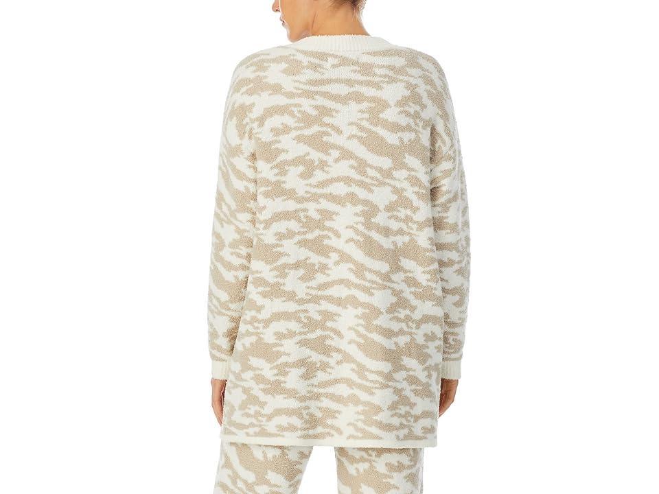 Sanctuary Long Sleeve Open Cardigan (Stone Camo) Women's Robe Product Image